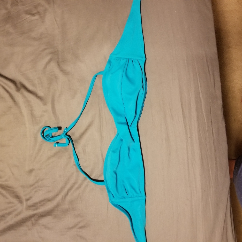 Bright Blue Bikini Top